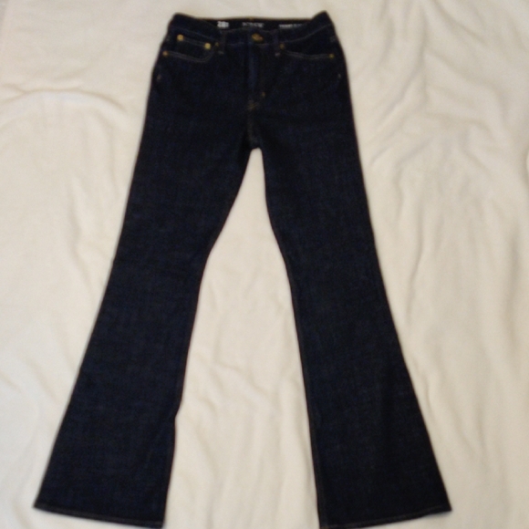 J. Crew Dark Indigo Flare Jeans - Picture 1 of 14